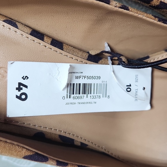 Joe Fresh Leooard  Print Heels - Picture 2 of 7